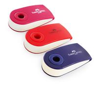 Faber-Castell Mini Manicotto Gomma - PVC Gratuito - 5 x 1 x 2.5cm - Assortiti -
