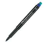 Faber-Castell MultiMark 1525, Marcatore Permanent, Blu