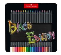 Faber-Castell Nero Edizione Matite Colorate - Super Morbide - Regalo Teglia