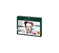 FABER-CASTELL 117520 - Set da disegno Discovery 12 pezzi, incl. matite acquerellabili Albrecht Dürer e pennello con serbatoio d'acqua, materiale artistico per principianti