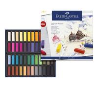 FABER-CASTELL - Crete morbide soft pastels creative studio mini assortiti astuccio di cartone da 48 - 128248