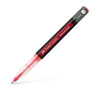 FABER-CASTELL - Penna a sfera a inchiostro Free Ink, rosso, 0,4 mm | Penna roller con inchiostro a prova di documento e sistema Free Ink per la scuola, l’ufficio e gli appunti