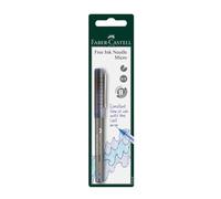 Faber-Castell Penna a sfera con ago da 0,5 mm, confezione da 4, colore: blu