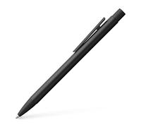 Faber-Castell - Penna a sfera Neo Slim, nera | Elegante penna a sfera con corpo sottile in metallo e refill di grande capacità M