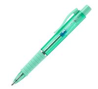 FABER-CASTELL - Penna a sfera Poly Ball View Jelly Mint | Penna a sfera a pressione con forma triangolare ergonomica, mina XB e inchiostro a prova di falsificazione per la scuola