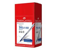 Faber-Castell - Penna a sfera Trilux 032 blu, 50 pezzi | Penna a sfera con refill M e inchiostro a prova di documento per la scuola, l’ufficio e la vita quotidiana