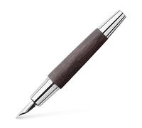 FABER-CASTELL - Penna stilografica e-motion in legno cromato, pennino M