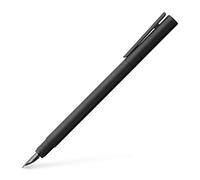 Faber-Castell - Penna stilografica NEO Slim, in metallo nero opaco Füller M ner