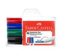 Faber Castell Pennarelli cancellabili con punta tonda per lavagna bianca, confez