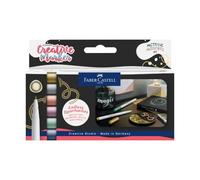Astuccio 6 marcatori metallics colori assoriti Faber-Castell