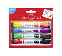 Faber Castell Pennarelli per lavagna bianca Inchiostro a base d'acqua con tappi
