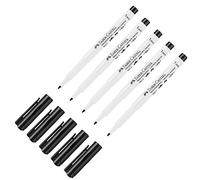 FABER-CASTELL - Pennarelli per tessuti neri, 5 pezzi