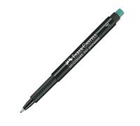 Pennarello Multimark universale permanente con gomma - punta fine 0,6mm - nero - Faber Castell