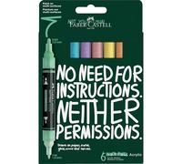 Faber Castell Pennarello Multimark Acrylic 1mm/3mm 6