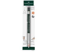 Faber-Castell 135900 - Matita meccanica TK-Fine Vario L 1,0 mm, verde, mina con meccanismo morbido/duro