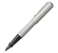 Faber-Castell 140595 - Rollerball Hexo, argento opaco, 1 pz.
