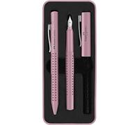 Faber-Castell - scrittura Grip Rose Shadows, penna stilografica e penna a
