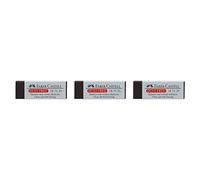 Faber-Castell Gomme antipolvere in plastica - Lotto di 5 - Nero