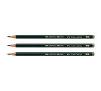 Matita in grafite Castell 9000 - gradazione 2B - esagonale - Faber Castell