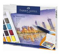Faber-Castell - Watercolours in pans 36ct set (169736) 36 Count (Pack of 1)