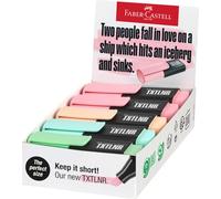 Faber-Castell 154211 - Set di evidenziatori TXTLNR, 10 pennarelli pastello per bambini e adulti, mini