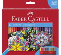 FABER-CASTELL - Set di matite colorate Castle, 60 matite esagonali | Matite colo
