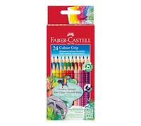 Colour Grip matite colorate - mina 3,3mm - acquerellabili - Faber Castell - astuccio 24 matite