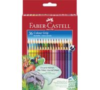 Matite colorate Faber-Castell Colour Grip astuccio di cartone - colori assortiti