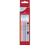 Faber-Castell Matite colorate Jumbo Grip Pastel astuccio cartone set da 5
