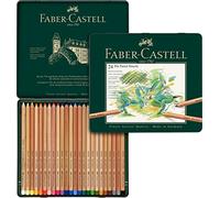 Faber-Castell - Colour Pencil Pitt Pastel Tin Of 24 (112124) TOY NUOVO
