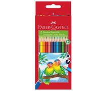 Faber-Castell: 12 matite colorate triangolari con temperino in regalo