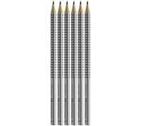 FABER-CASTELL - Set di matite Grip 2001 HB da 6 pezzi