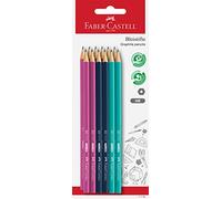 Faber-Castell Matite 111185 – Set HB 12 pezzi in blister, infrangibili per bambini e adulti