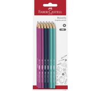 FABER-CASTELL - Set di matite HB, 12 matite, durezza HB | Matite HB resistenti alla rottura per bambini e adulti, ideali per scrivere e disegnare