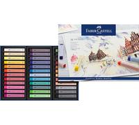 FABER-CASTELL - Set di pastelli morbidi da 36 pezzi in astuccio | Pastelli morbidi, facili da sfumare e mescolare per sfumature creative