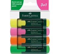 Faber-Castell 254844 Evidenziatore 4 pezzi 1548