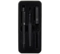 Faber-Castell 140579 - Set regalo Hexo nero, con penna stilografica M e biro a rotazione B