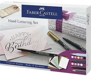 Faber-Castell - Set Pitt Artist Pen per calligrafia, 12 pezzi | Inchiostro da disegno resistente all’acqua e alla luce per il lettering a mano e i progetti creativi