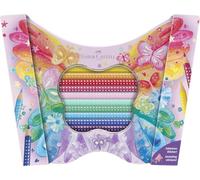 Faber-Castell 201971 - Vlinder cadeauset, Sparkle krijtset, 20 stuks, incl. vlin