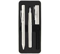 Faber-Castell Set Stilografica, Sfera Grip 2010 Coconut Milk