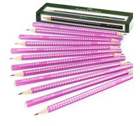 Faber-Castell Sparkle Perla Grafite Pastelli - B Grado - 9 Barile Colori