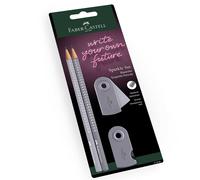 Faber-Castell Sparkle Set - 2 X Matite, 1 X Cancellare, Affilacoltelli - Grigio