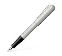 Faber-Castell Stilografica Hexo argento matt M