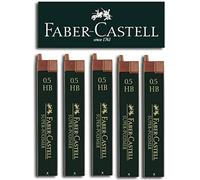 Faber-Castell SUPER-POLYMER - Mine sottili (5 barattoli, 0,5 HB)
