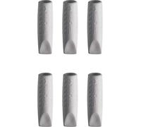 Faber-Castell - Tappi in gomma per cancellare, 6 pezzi, colore: grigio