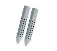 Faber-Castell - Tappi in gomma per cancellare Grip, colore: grigio, 2 pezzi