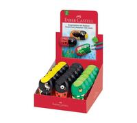 Faber Castell Temperamatite manuale Multicolore a 2 fori con gomma