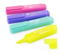 Faber-Castell Textliner 46 Superfluorescenti + Evidenziatori Pastello Set Di 4