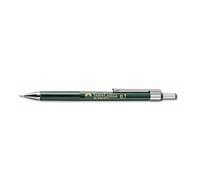 Faber-Castell 136300 - Matita meccanica TK-FINE 9713, spessore mina 0,35 mm, colore fusto verde