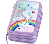 Faber-Castell - Triple Decker Empty Pencil Case with 3 Compartments with Lots of